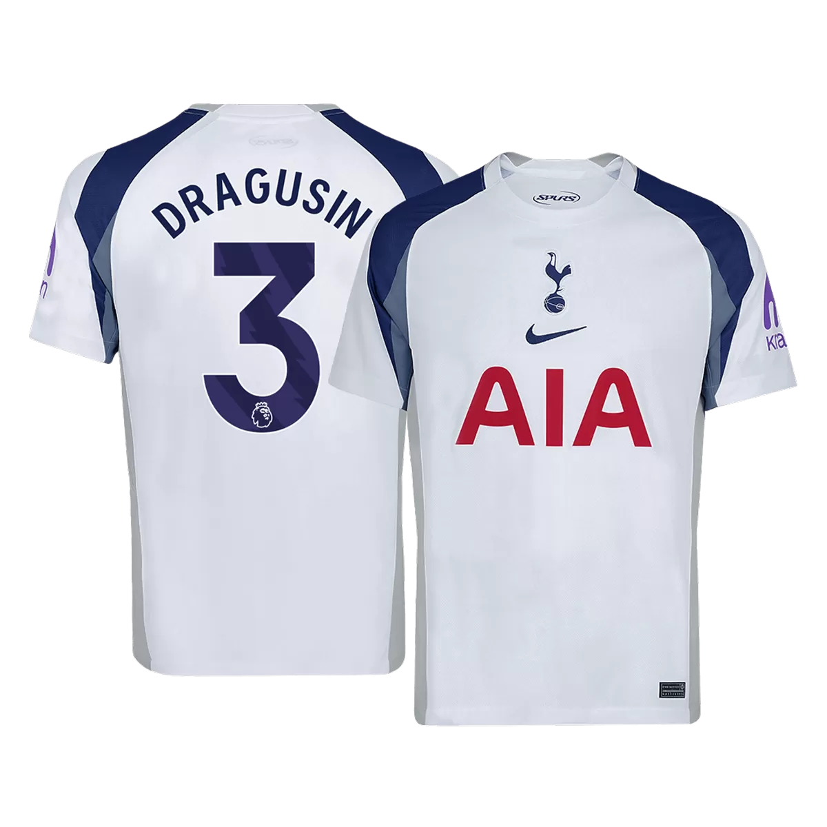 DRAGUSIN #3 Tottenham Hotspur Home Jersey 2025/26
