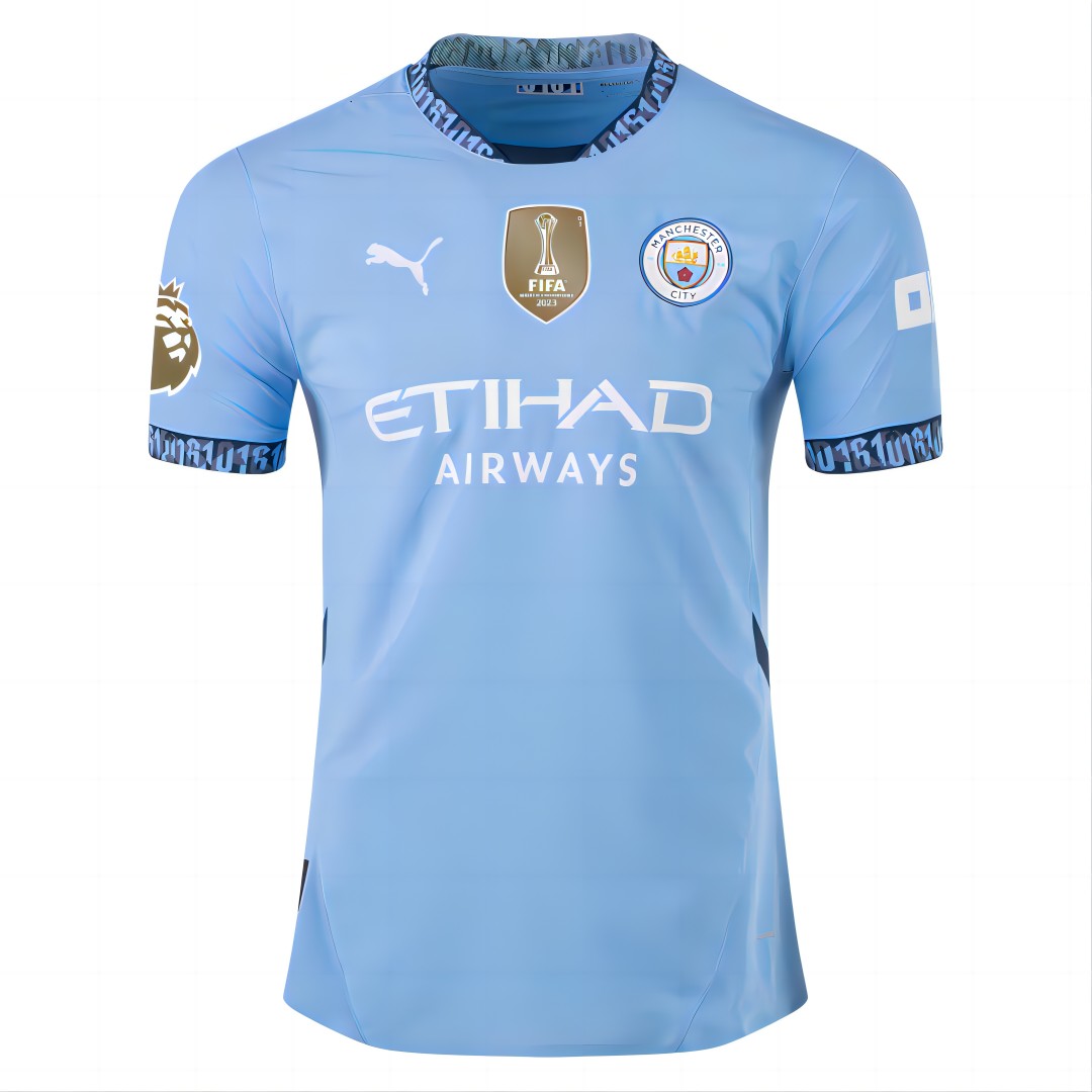 Manchester City Home Jersey Player Version