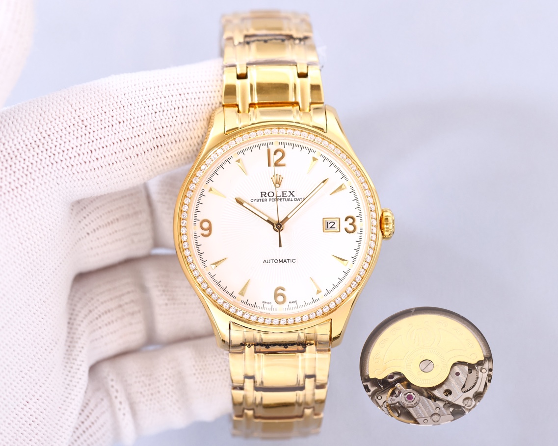 Rolex sapphire glass double mirror! super night light