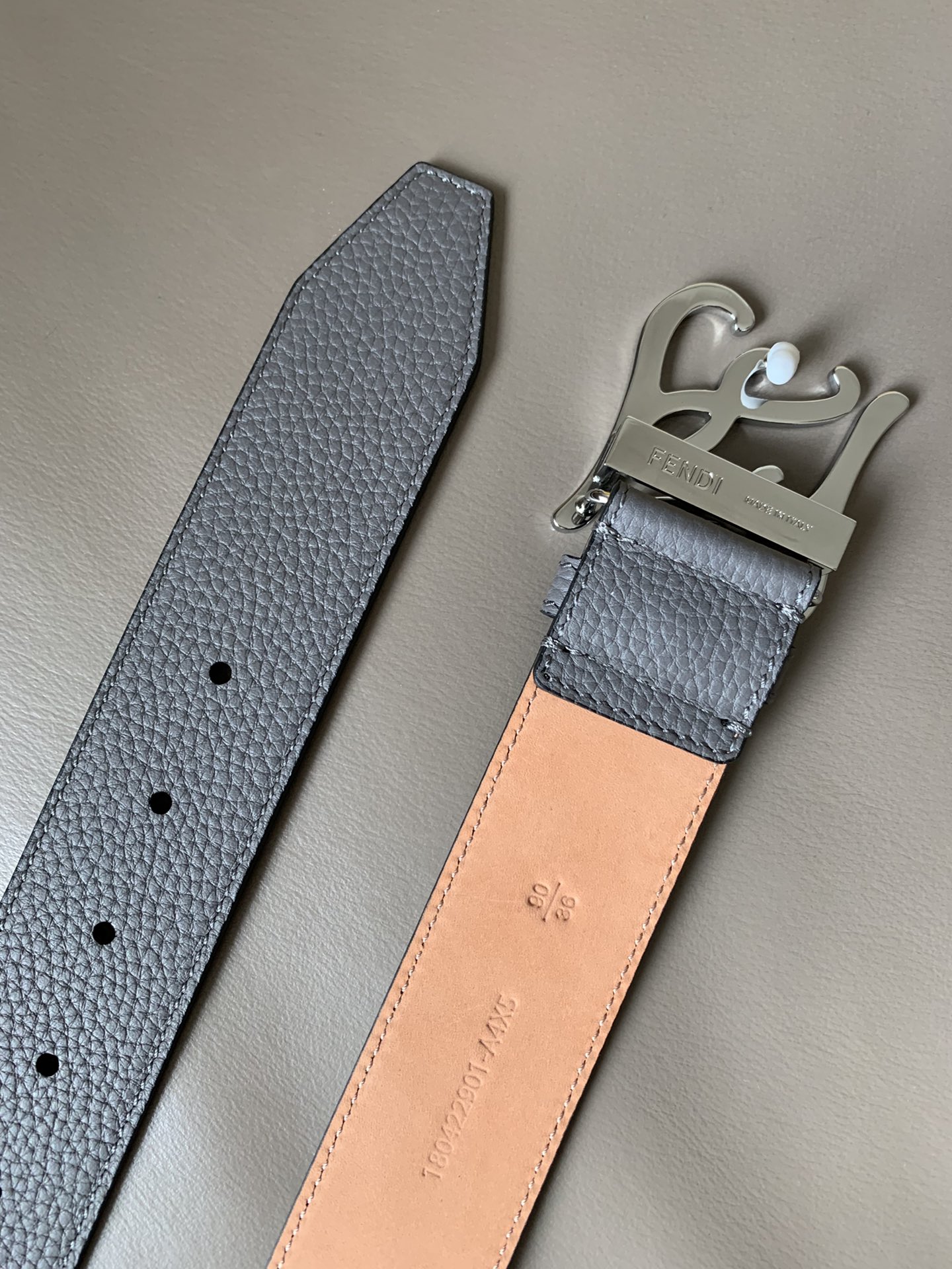 FENDI counter new Karligaphy buckle belt