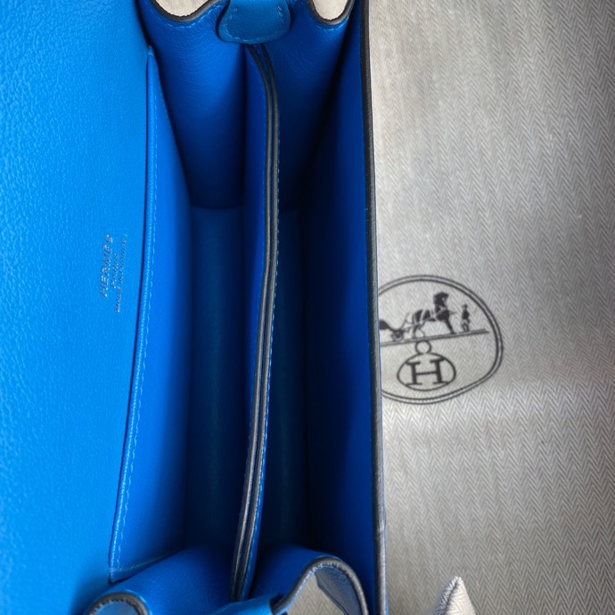 Roulis 19cm gold and silver buckle spot Evercolor leather