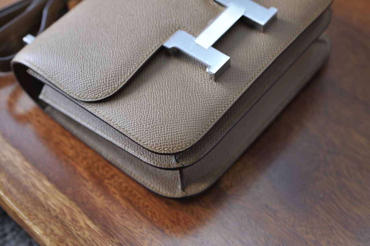 Kangkang 19 Weimaraner Silver Buckle Epsom Leather