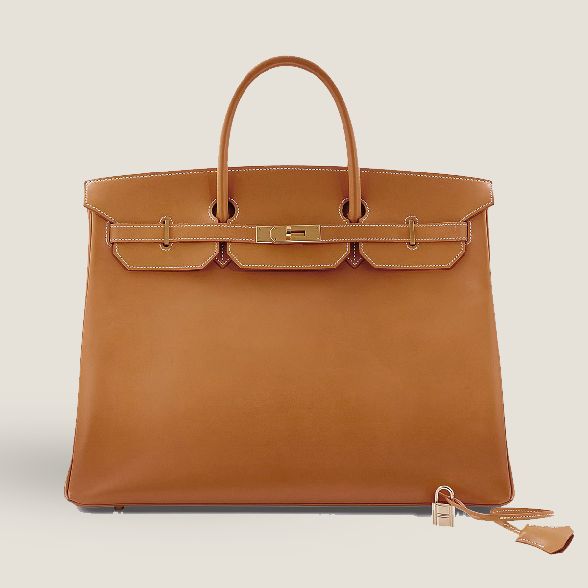 Birkin25 saddle leather gold brown gold buckle