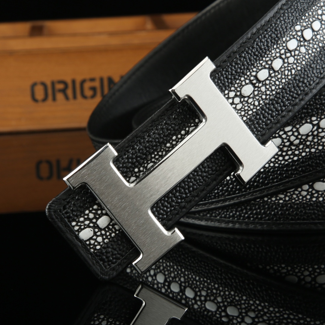 Hermes Classic 💎Steel Buckle