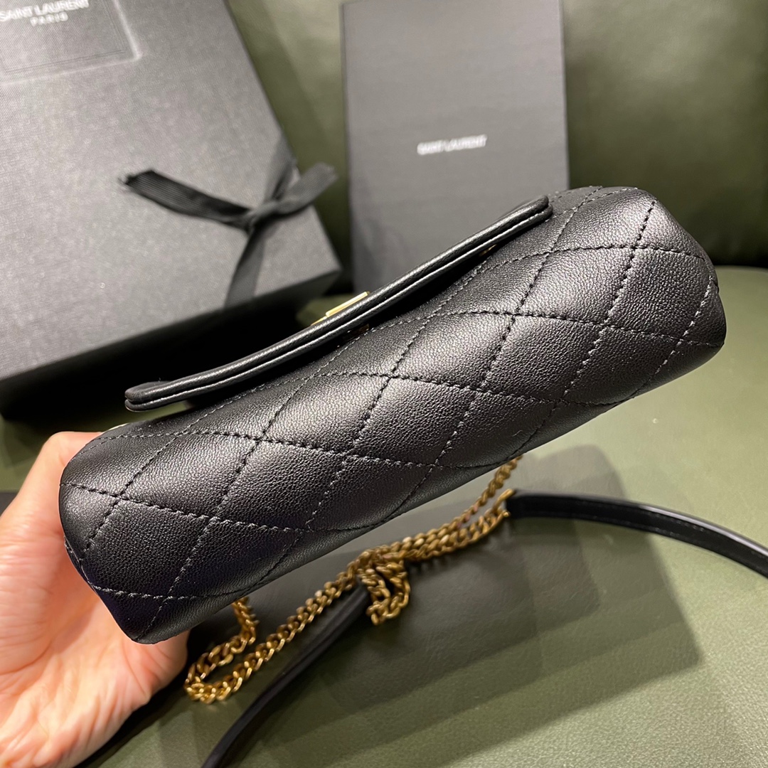 SAINT LAURENT 【𝐌𝐢𝐧𝐢 𝐍𝐨𝐥𝐢𝐭𝐚】672738 original leather.JD