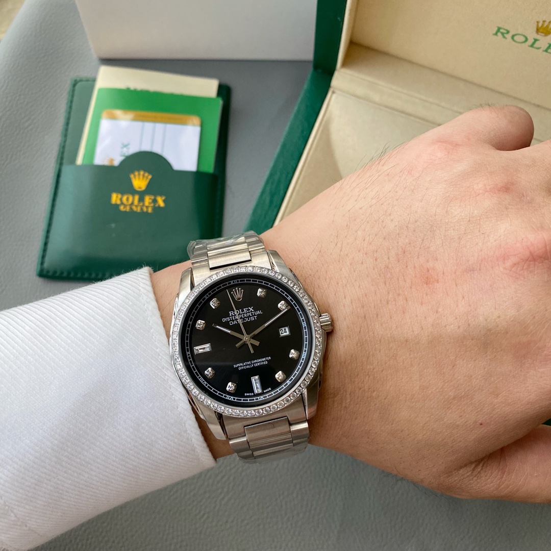 Rolex log classic big three needle design