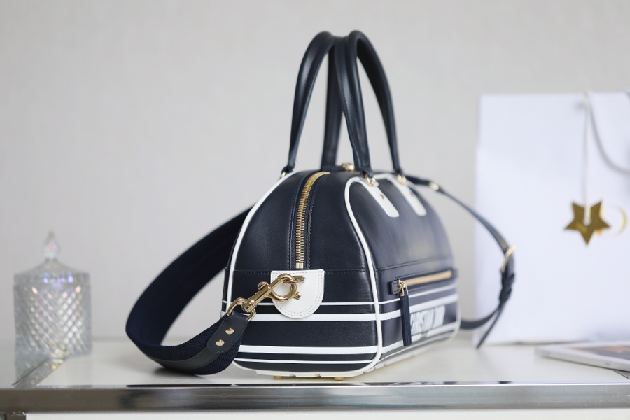 DIOR VIBE zipper bowling bag