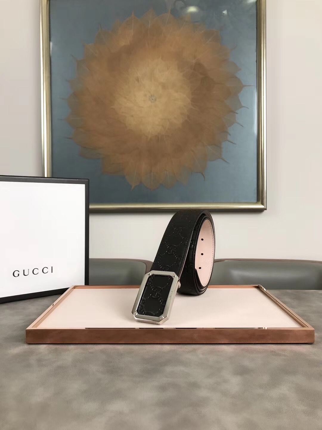 GUCCI original single quality belt