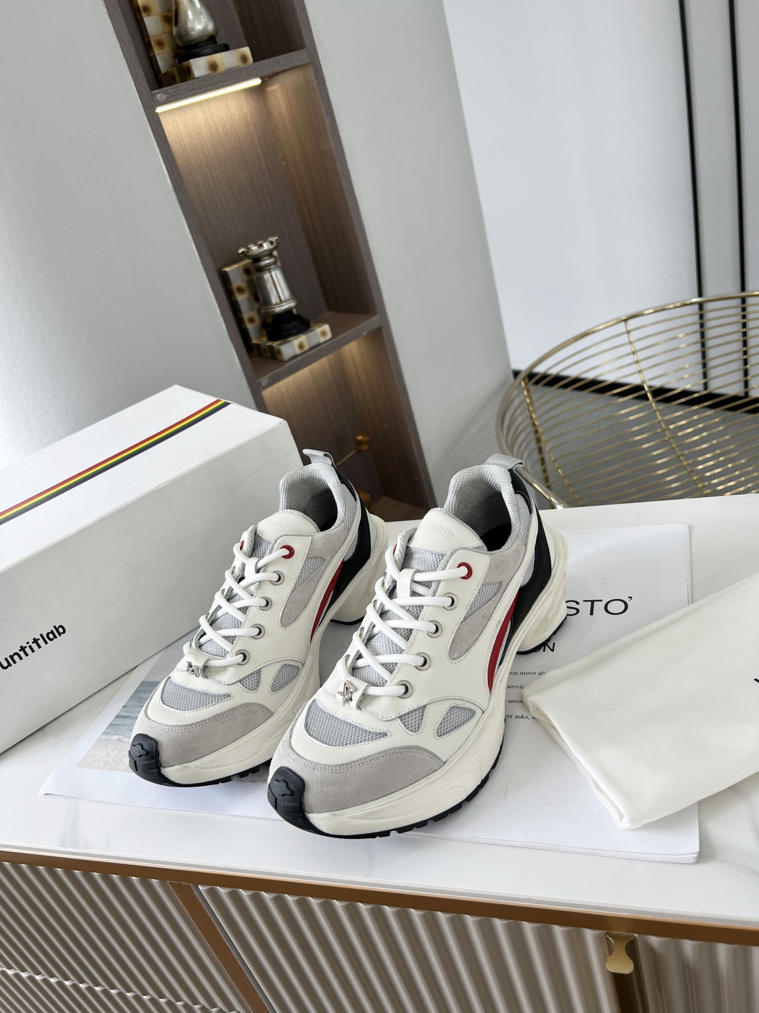 Untitlab 𝟐𝟎𝟐𝟐/𝐒𝐒 𝐧𝐞𝐰  Early spring capsule series of high-heeled sports sneakers sneakers can also be very fashionable