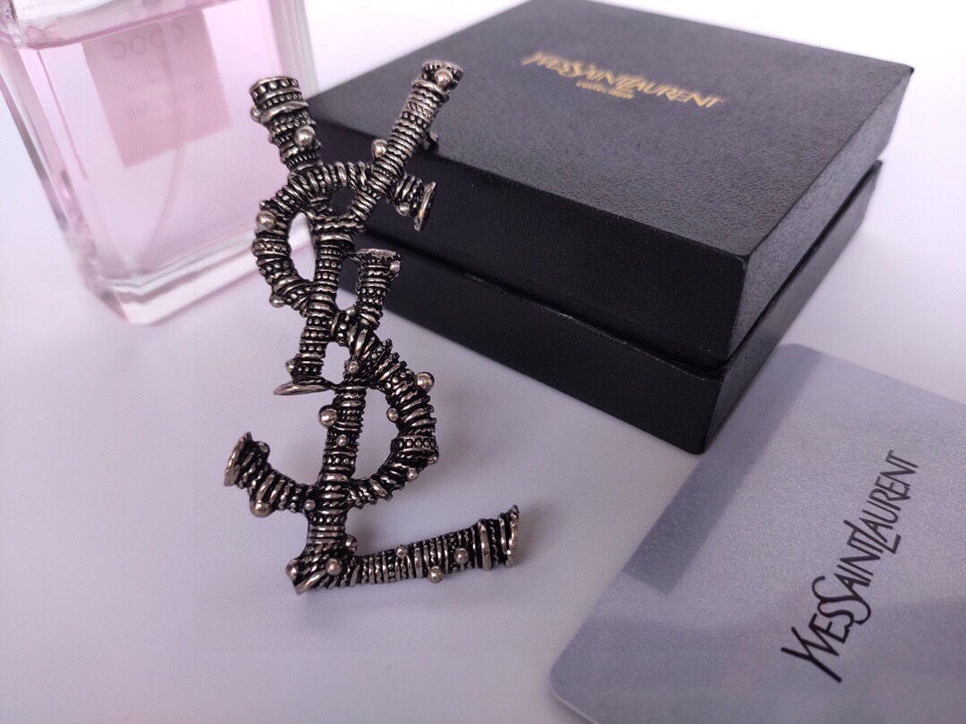 Saint Laurent YSL brooch