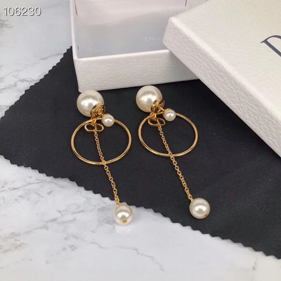 Dior stud earrings