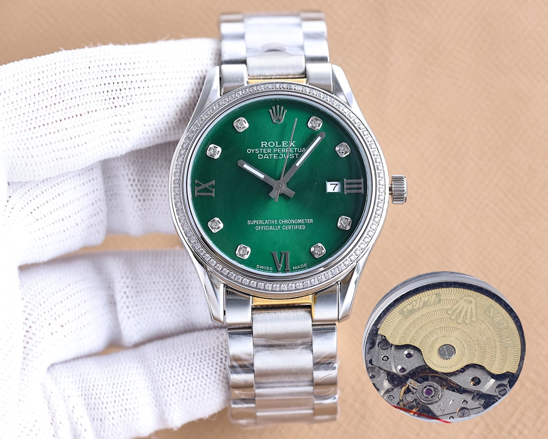 Rolex sapphire glass mirror