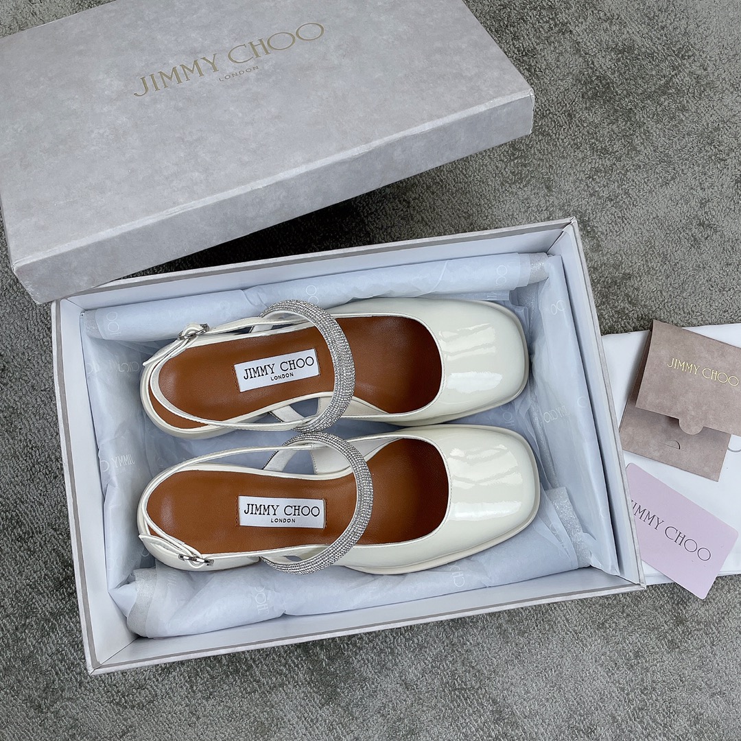 Jimmy Cho*o Chunky Heel Mary Jane