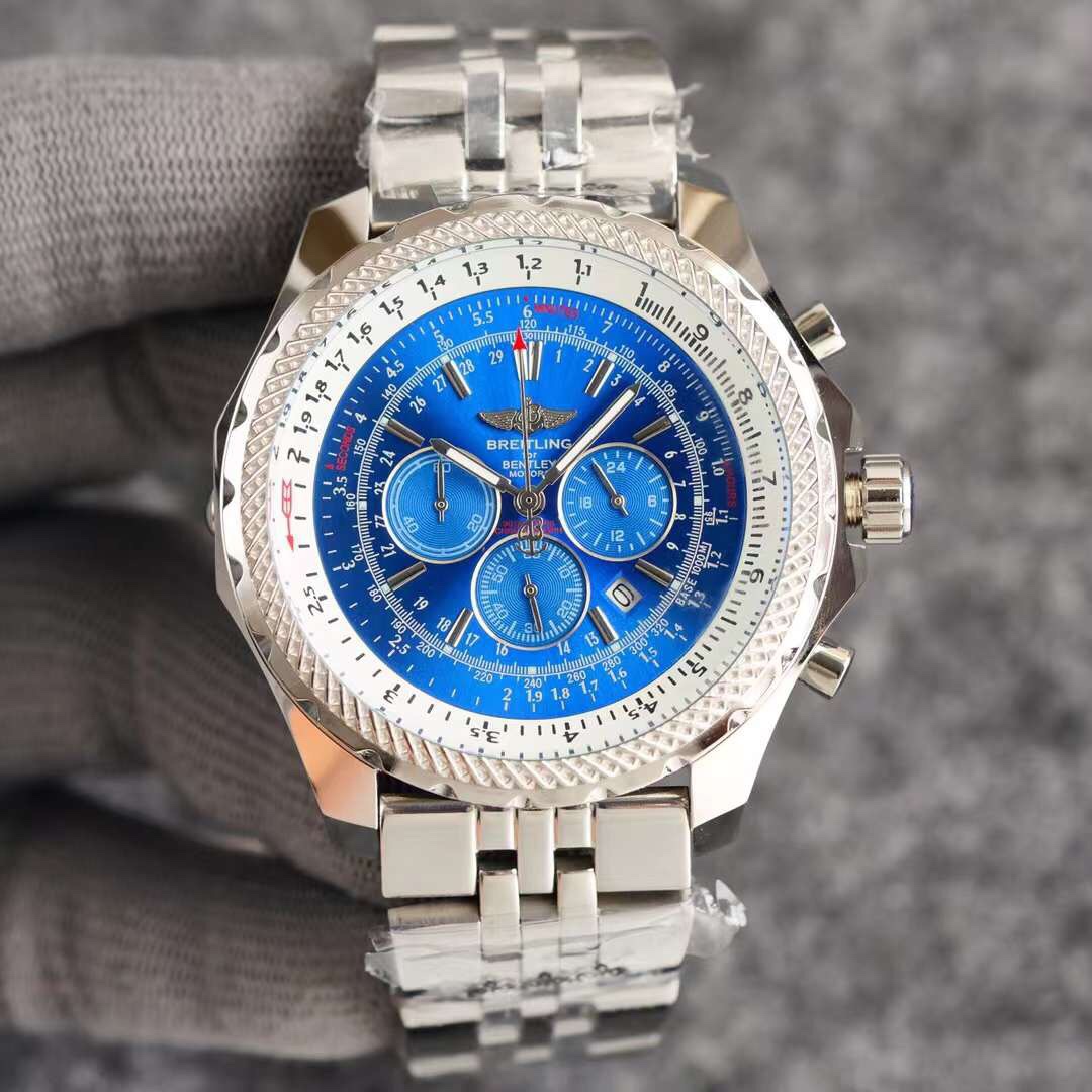 Breitling - Aviation Timepiece Collection Genuine leather strap Japanese imported multifunctional quartz movement