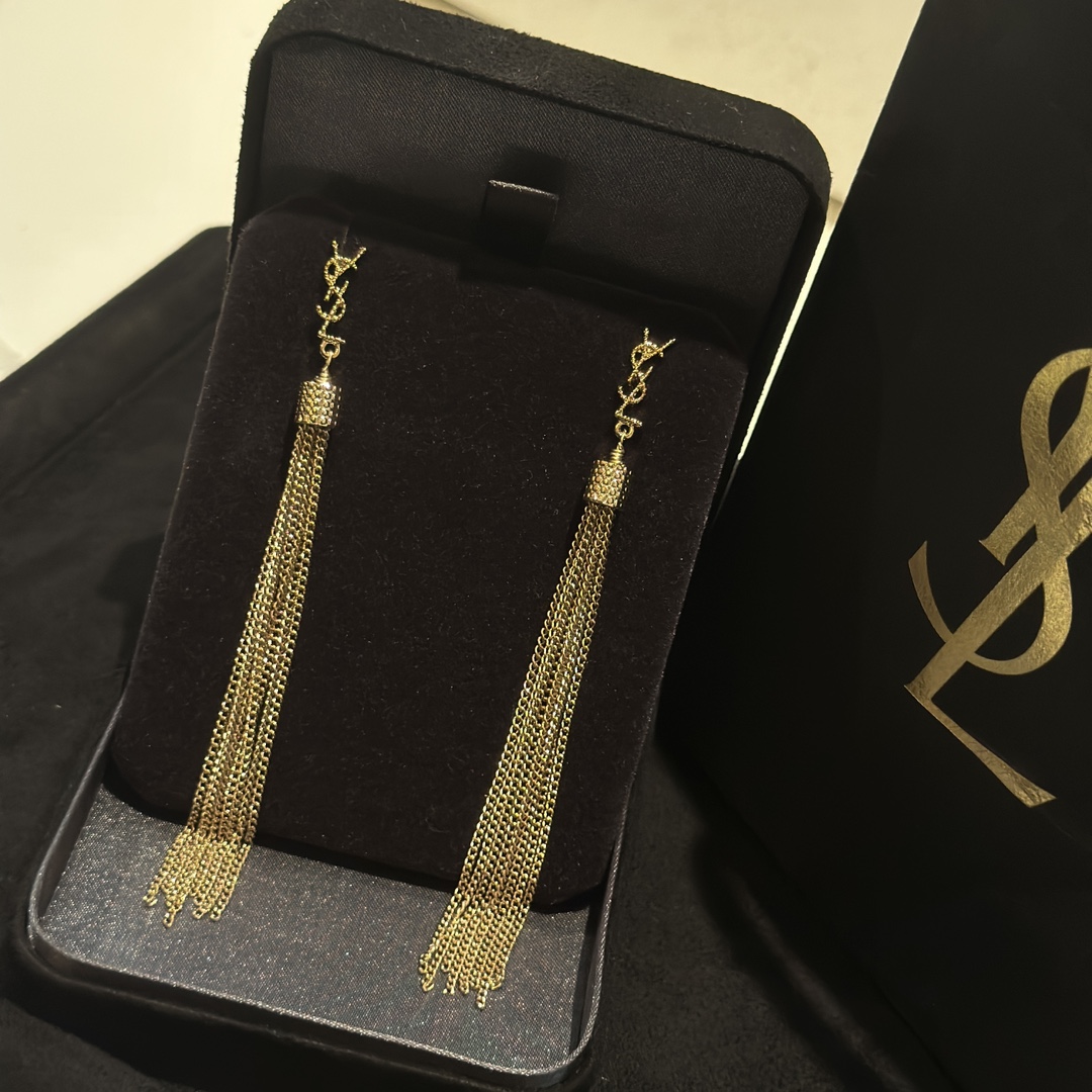 Saint Laurent YSL earrings studs