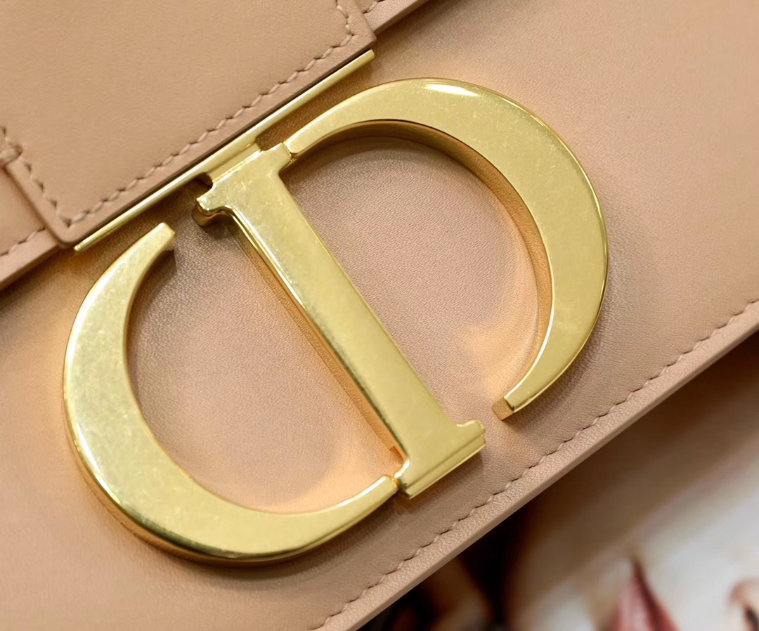 Montaigne smooth cow leather flap bag