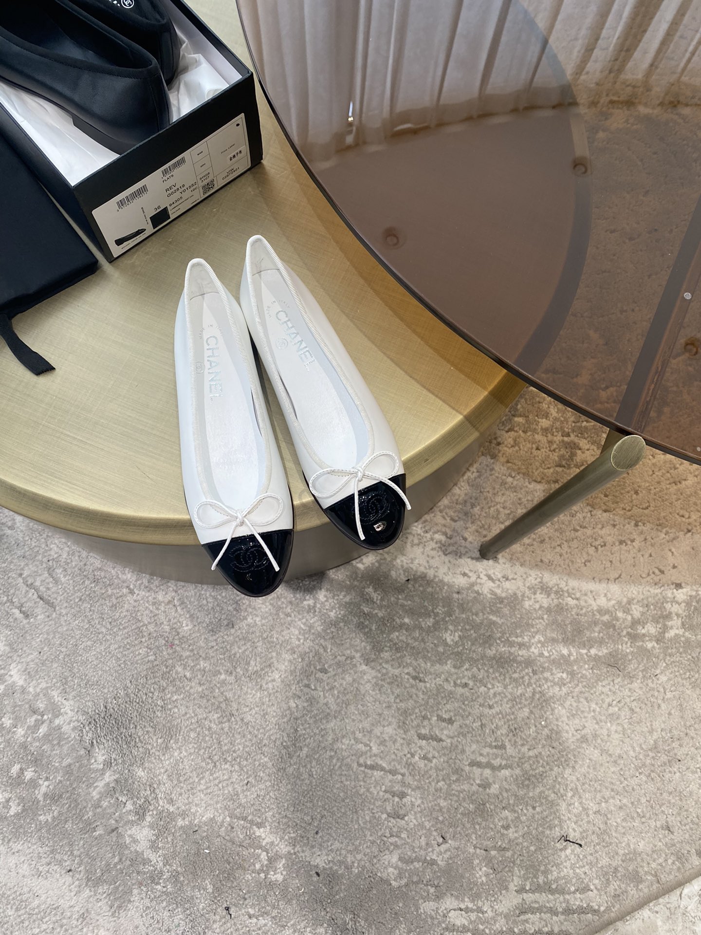 CHANEL ballet shoes Imported custom leather Italy imported leather outsole