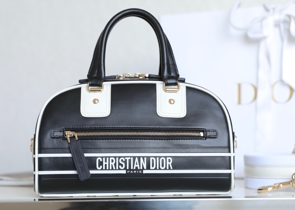 DIOR VIBE zipper bowling bag