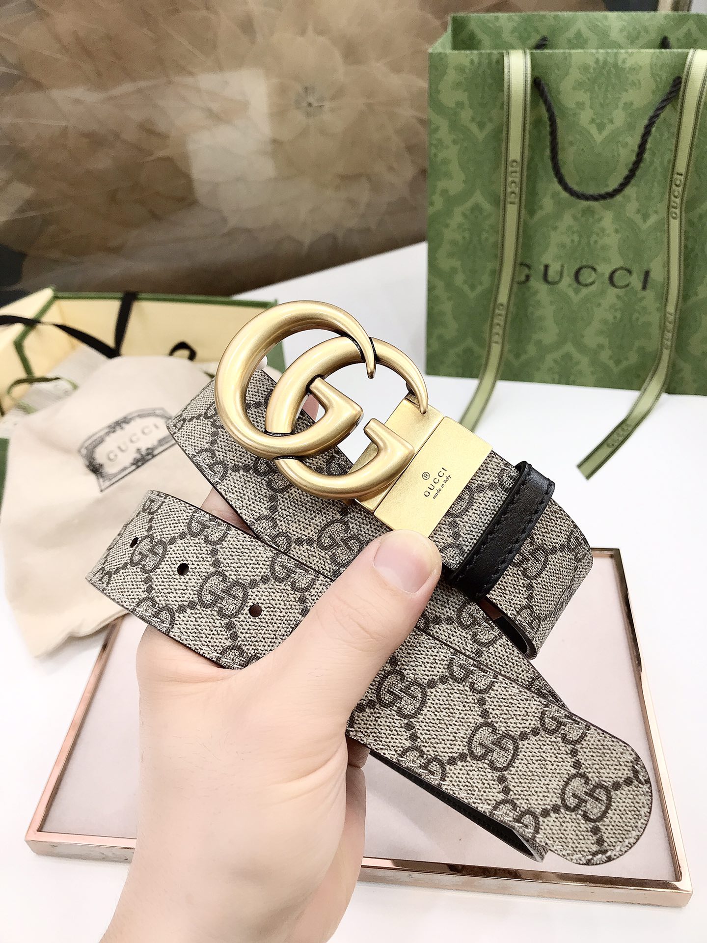 GUCCI Supreme canvas