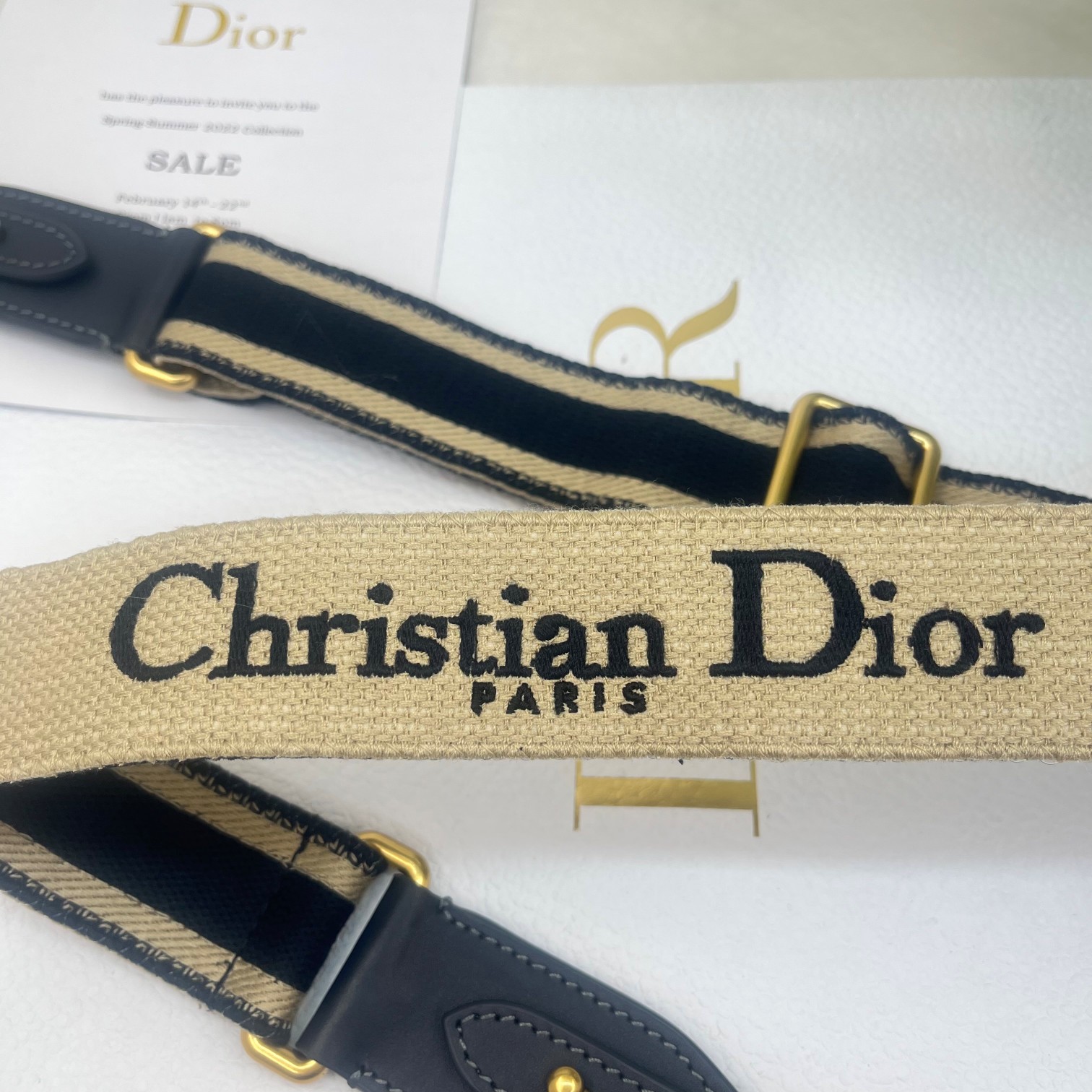 Dior's new adjustable shoulder straps