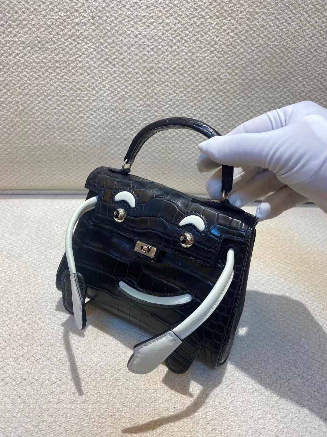 kelly doll  American crocodile top craftsmanship wax thread hand sewing