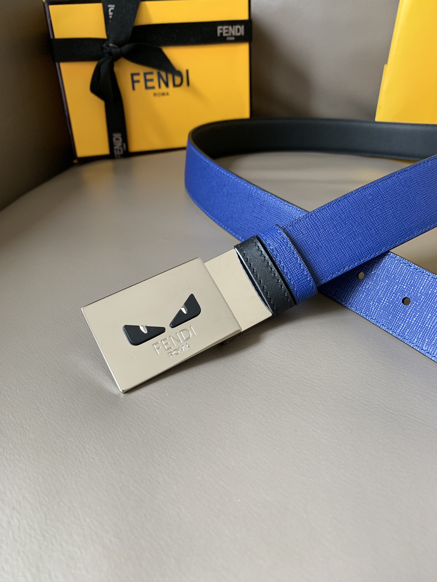 FENDI casual reversible belt