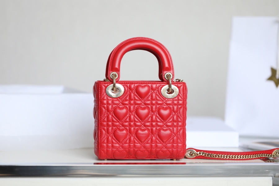 Dior Lady three compartments Tanabata model red DR-081