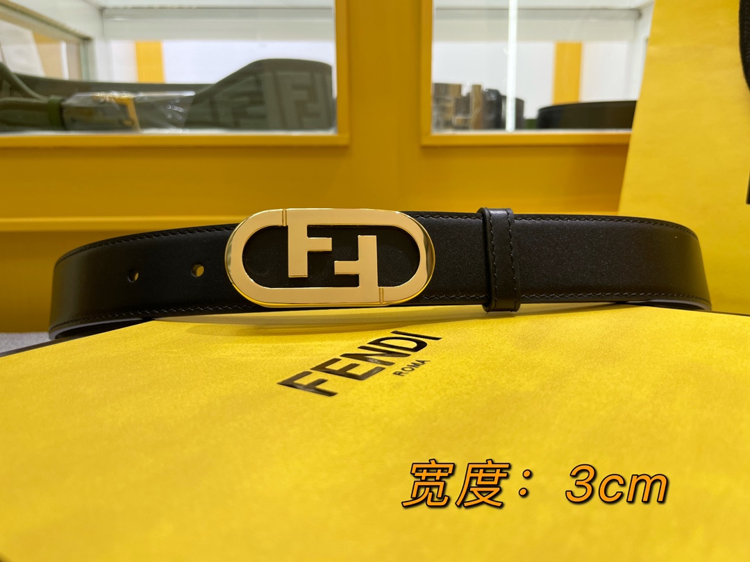 FENDI new 🌿 narrow belt with loops