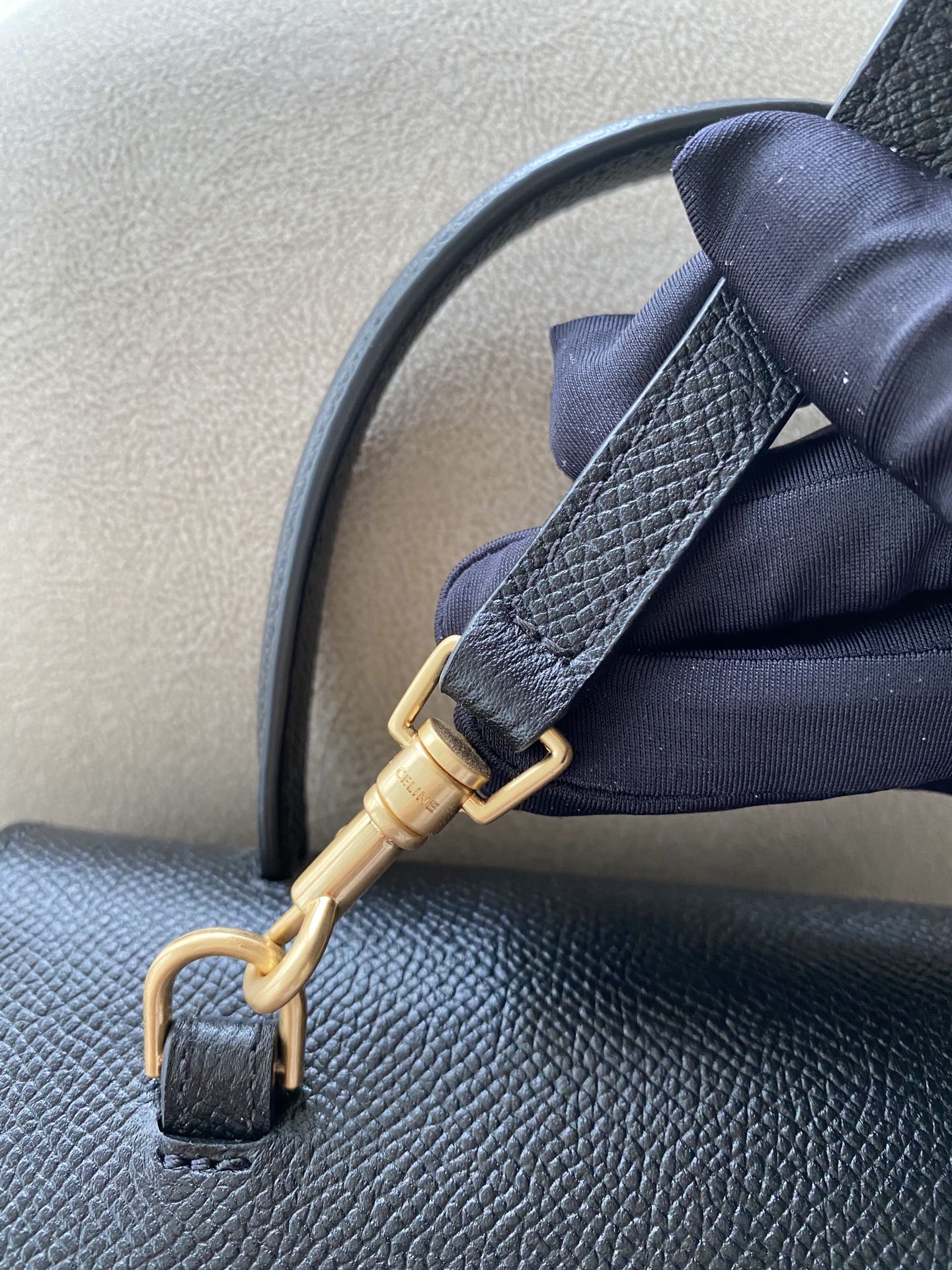 𝐂𝐞𝐥𝐢𝐧𝐞 Belt Bag Catfish Bag Small Grained Calfskin