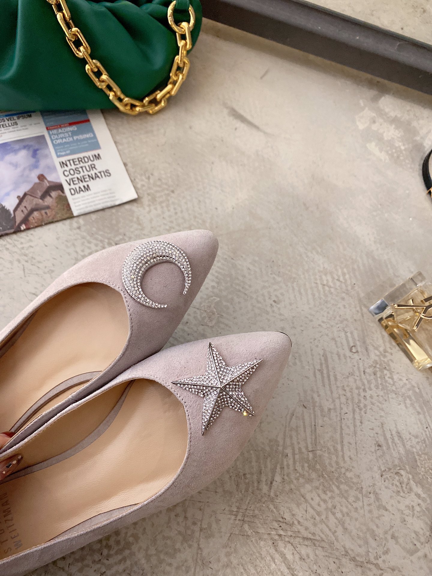 Stuart Weitzman Stuart Weitzman 2021ss early spring new single shoes sheep game leather