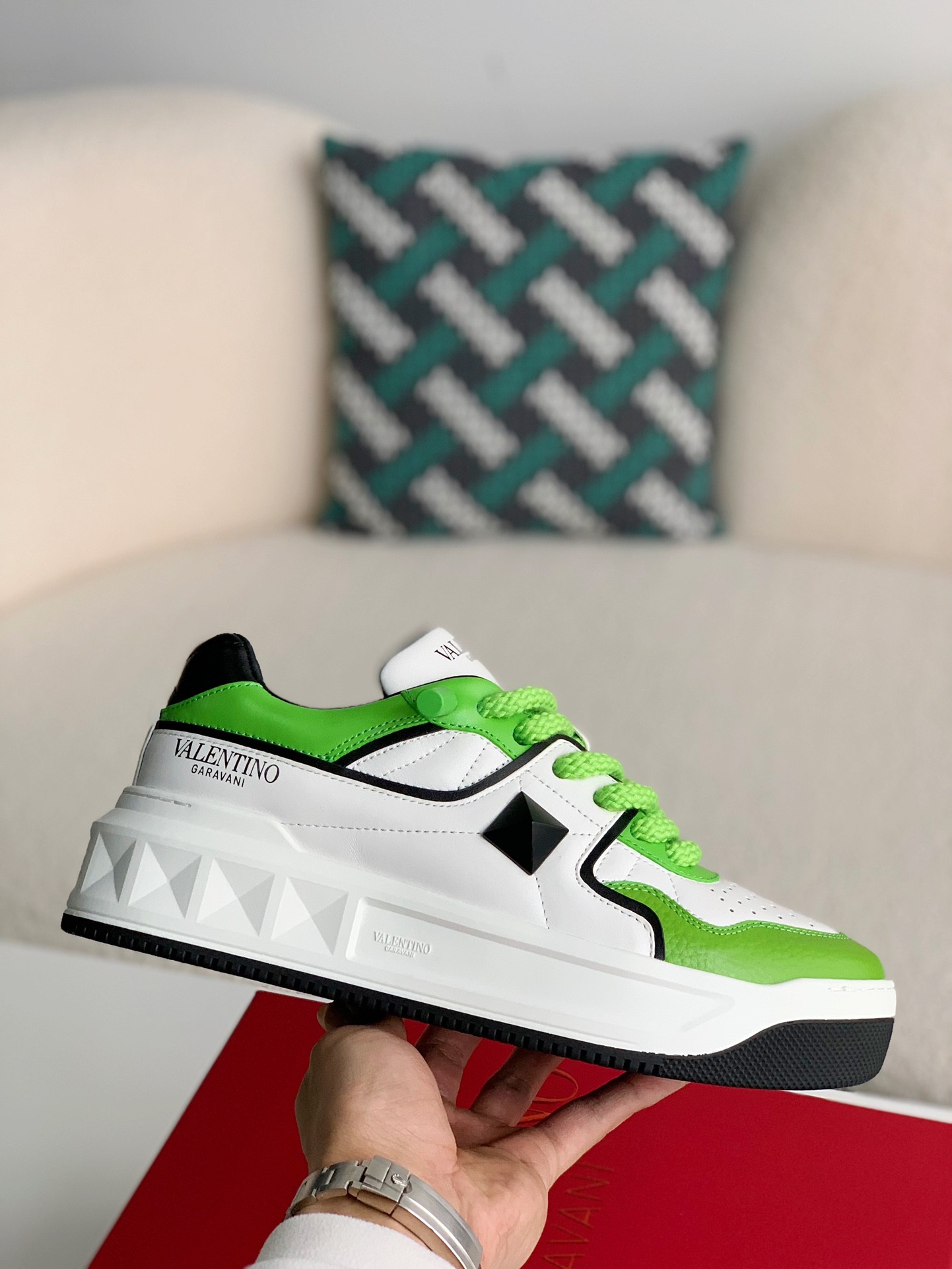 Valentino One Stud Sneakers