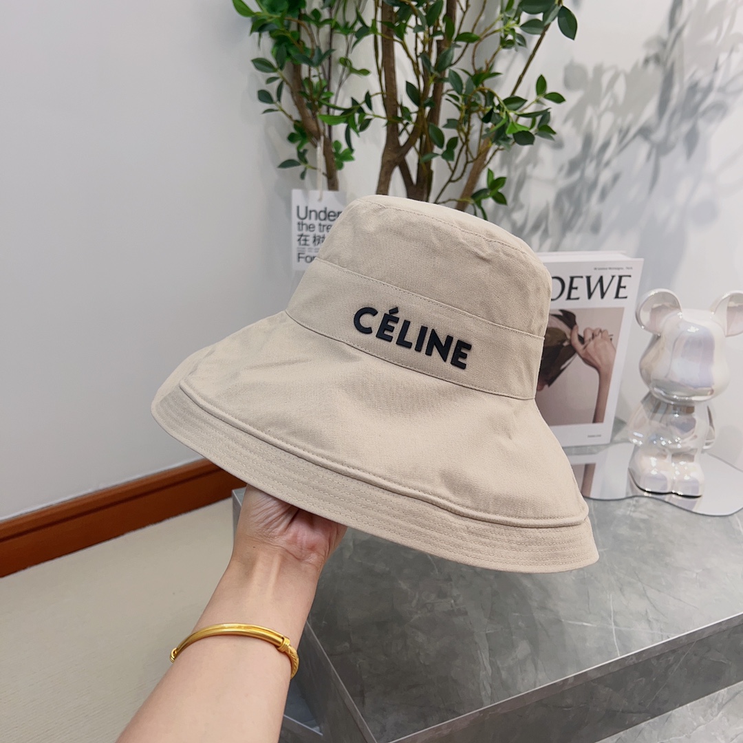 Celine-simple fisherman hat Classic customized special, fresh