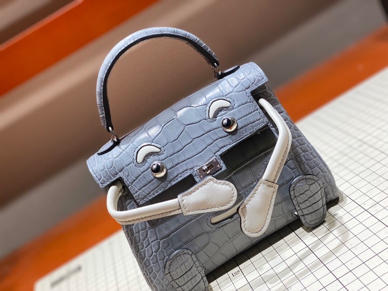 kelly doll  American crocodile top craftsmanship wax thread hand sewing