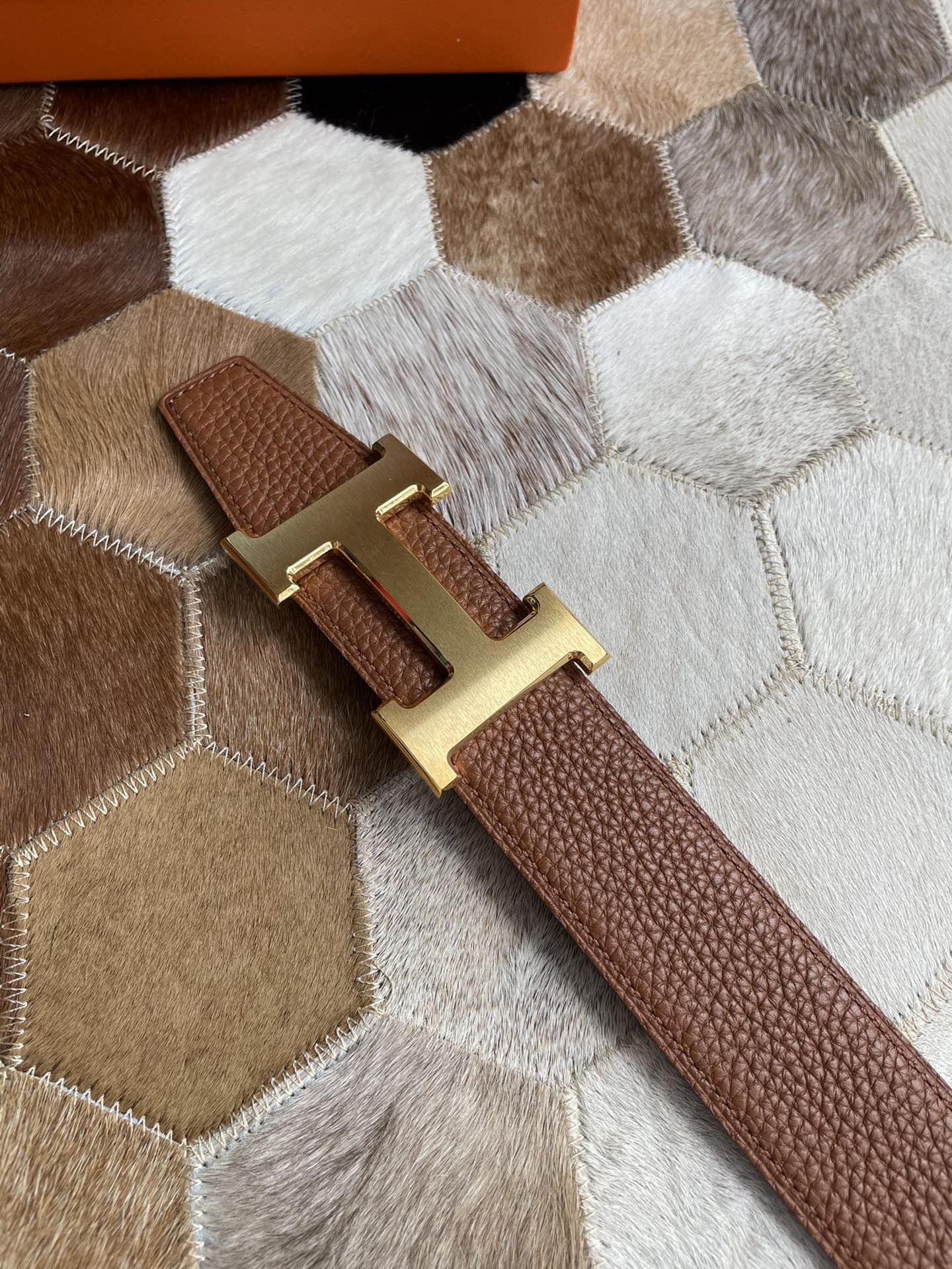 Hermes Men's Reversible Leather Belt