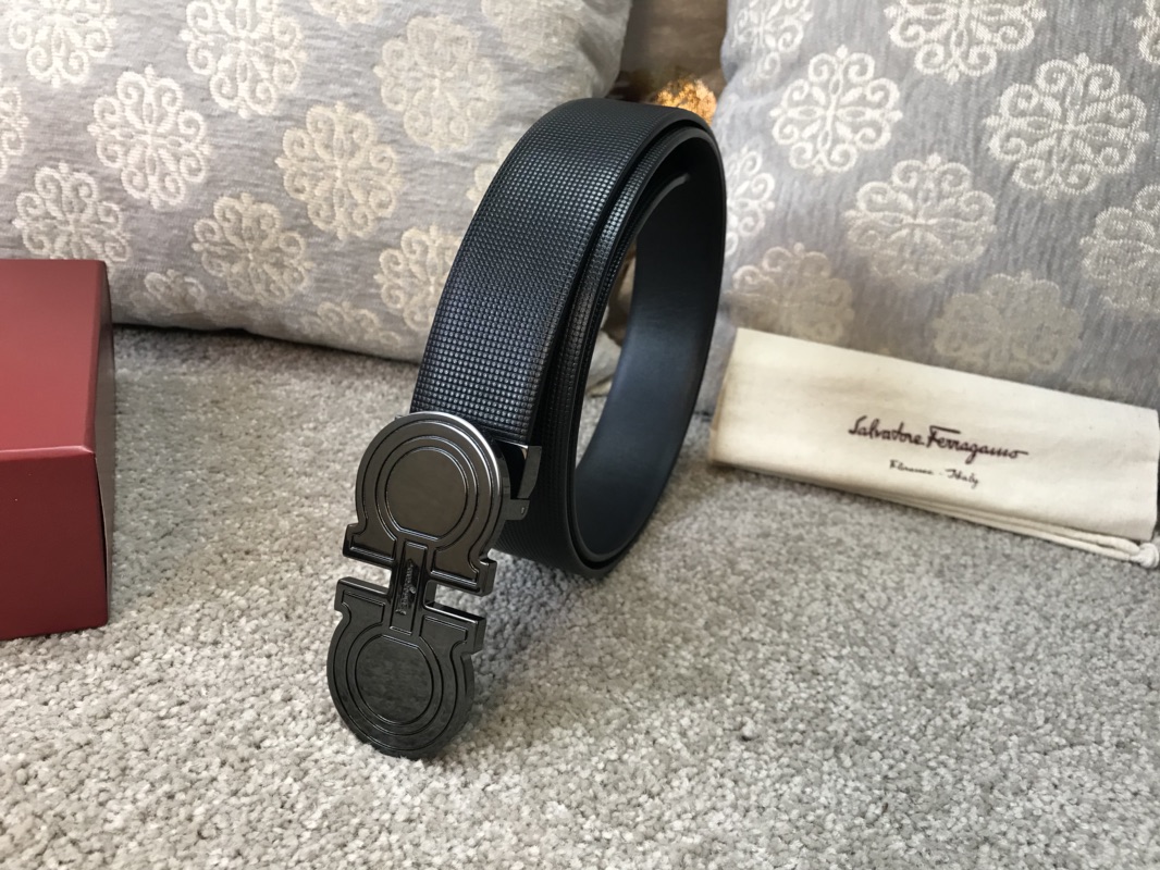 FERRAGAMO original single parallel imports double-sided Italian imported leather