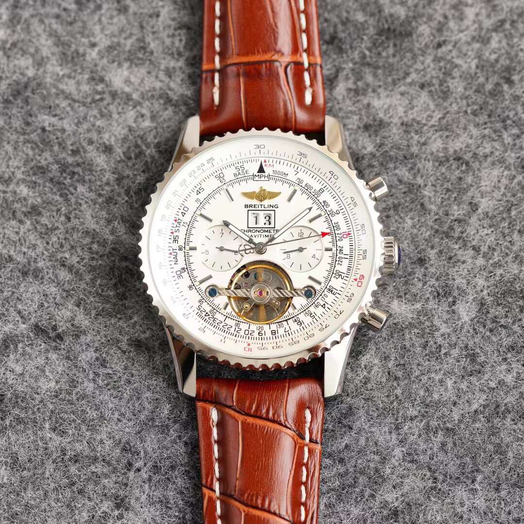 Breitling-Built-in automatic mechanical movement Classic men's watch 6 position flywheel
