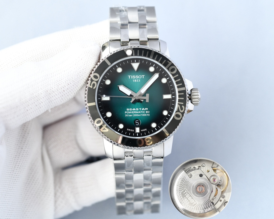 Tissot Starfish Series T120.407.17.041.00 New T120 Mechanical Men's Watch Speedo Series