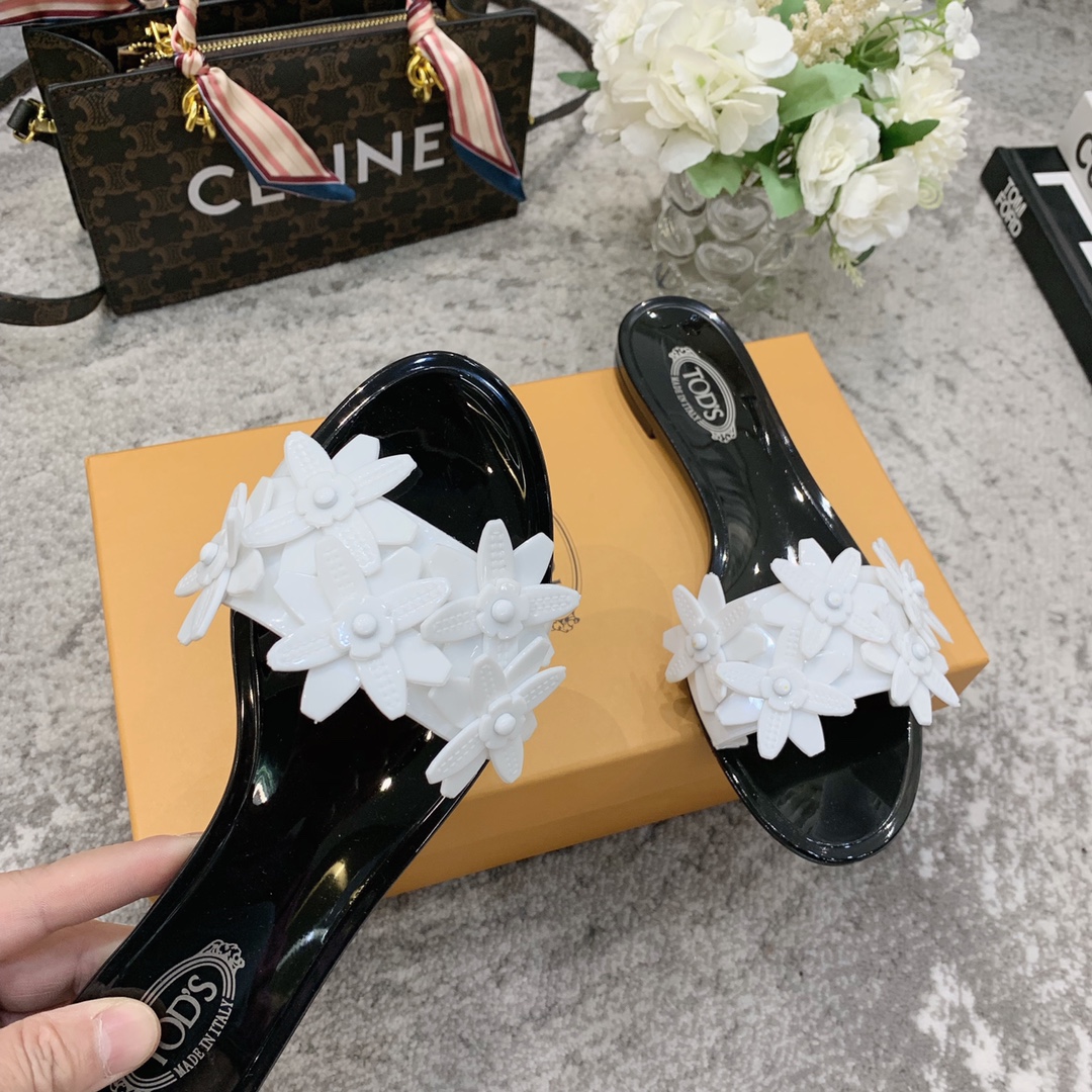 TOD'S 𝙏𝙊𝘿𝙎 2021 summer classic explosive new fabric counter PVC material summer to the beach vacation the best choice