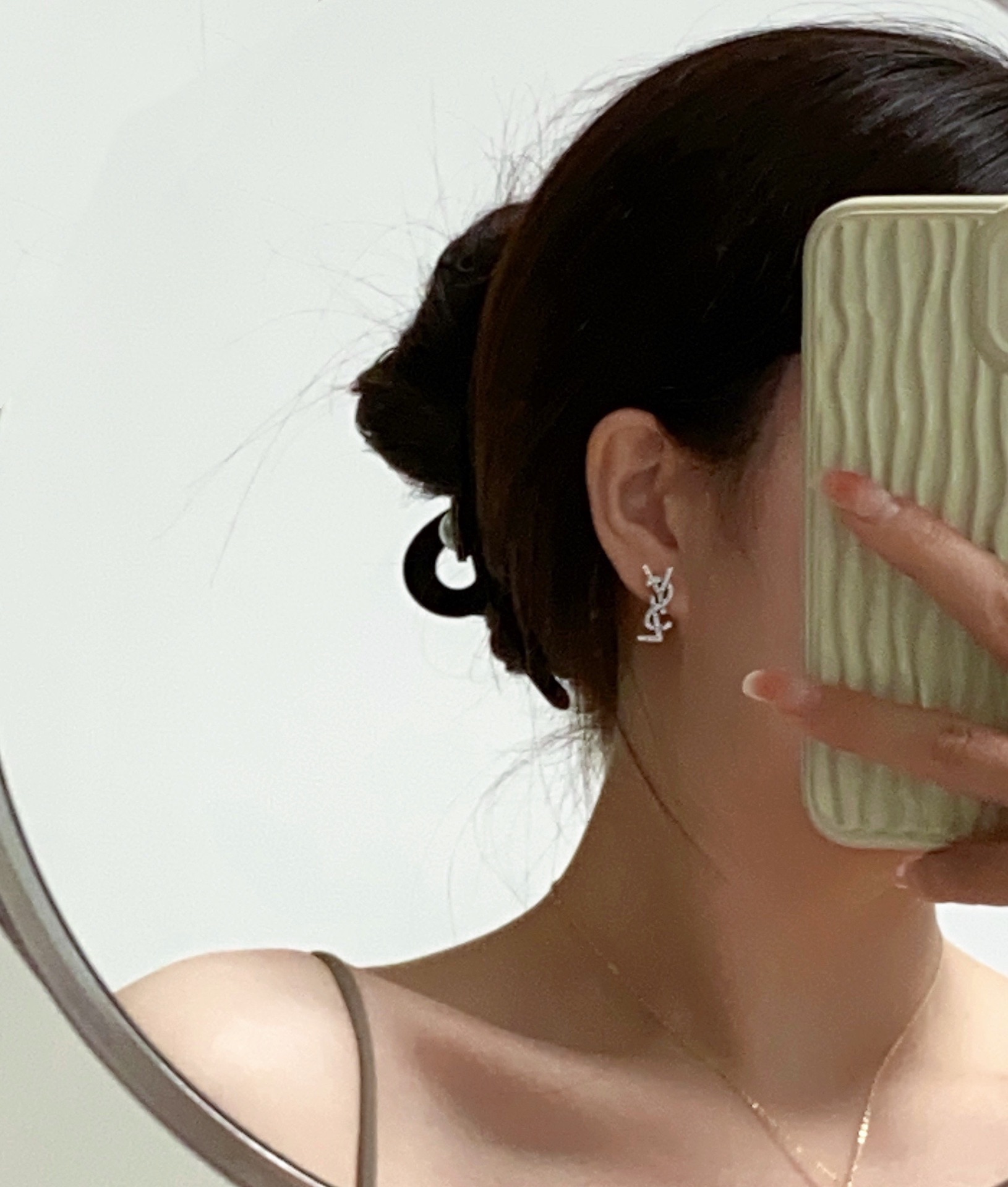 Saint Laurent YSL earrings studs