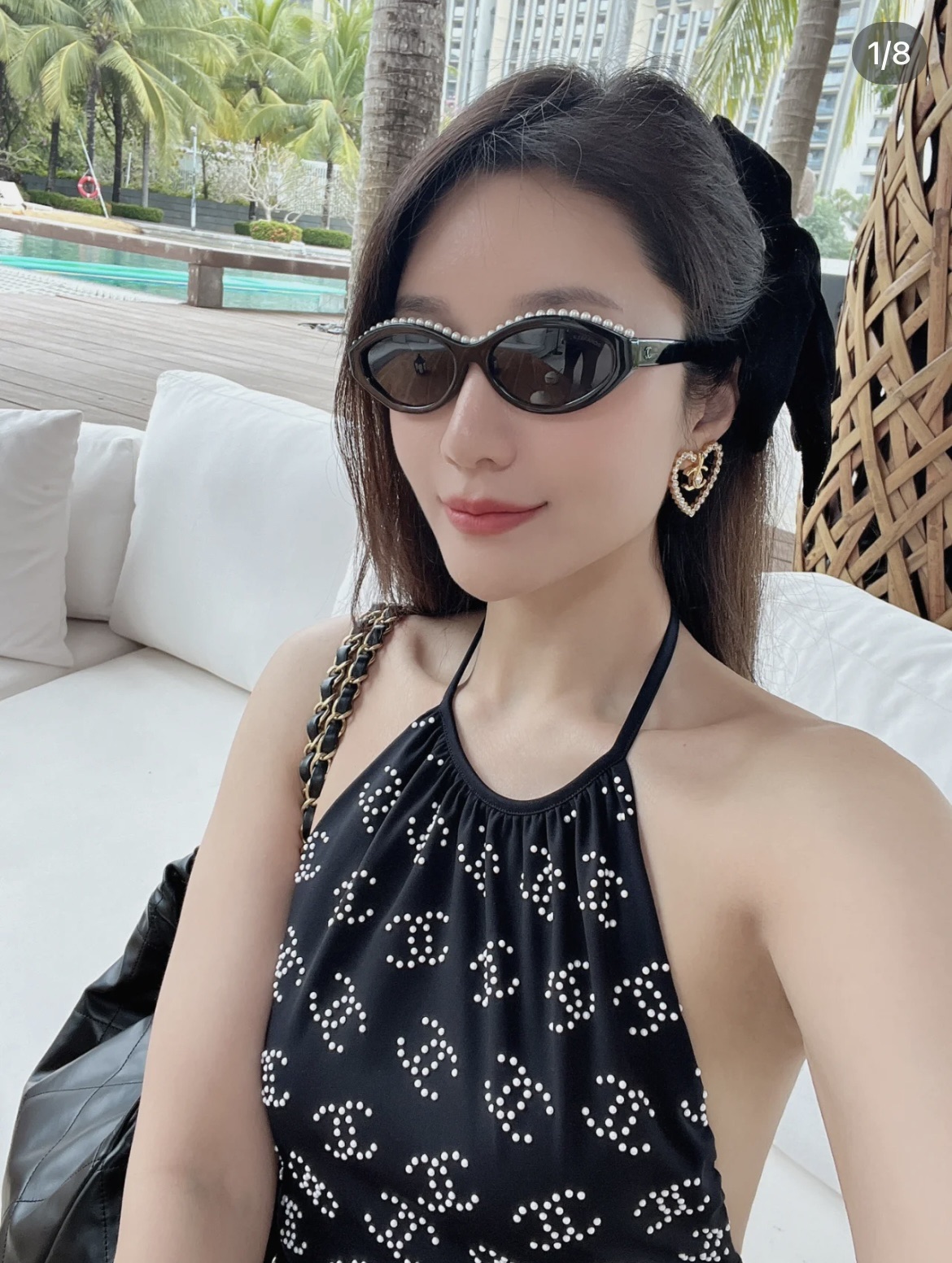 Chanel one piece swimsuit