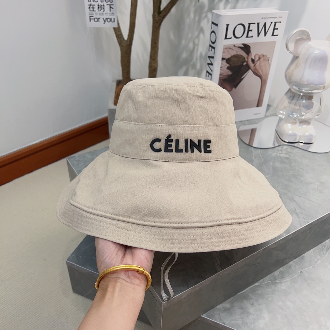 Celine-simple fisherman hat Classic customized special, fresh