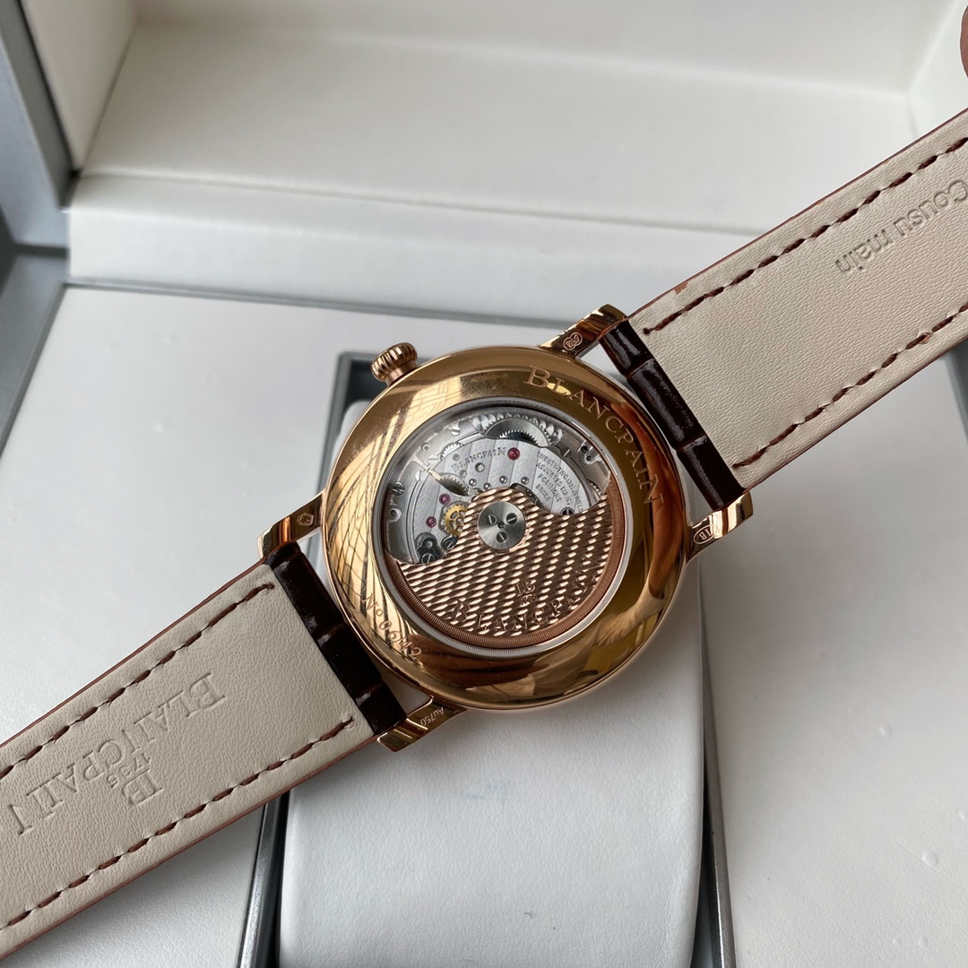 Blancpain - Classic Blancpain 6656 Automatic Mechanical Watch with Cal.5954 Custom Movement