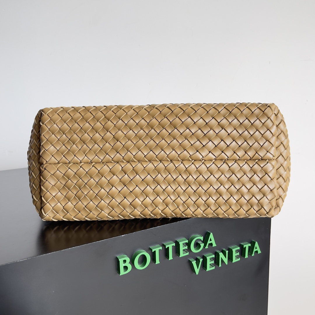 Bottega Veneta bv vegetable basket medium mustard green #608810
