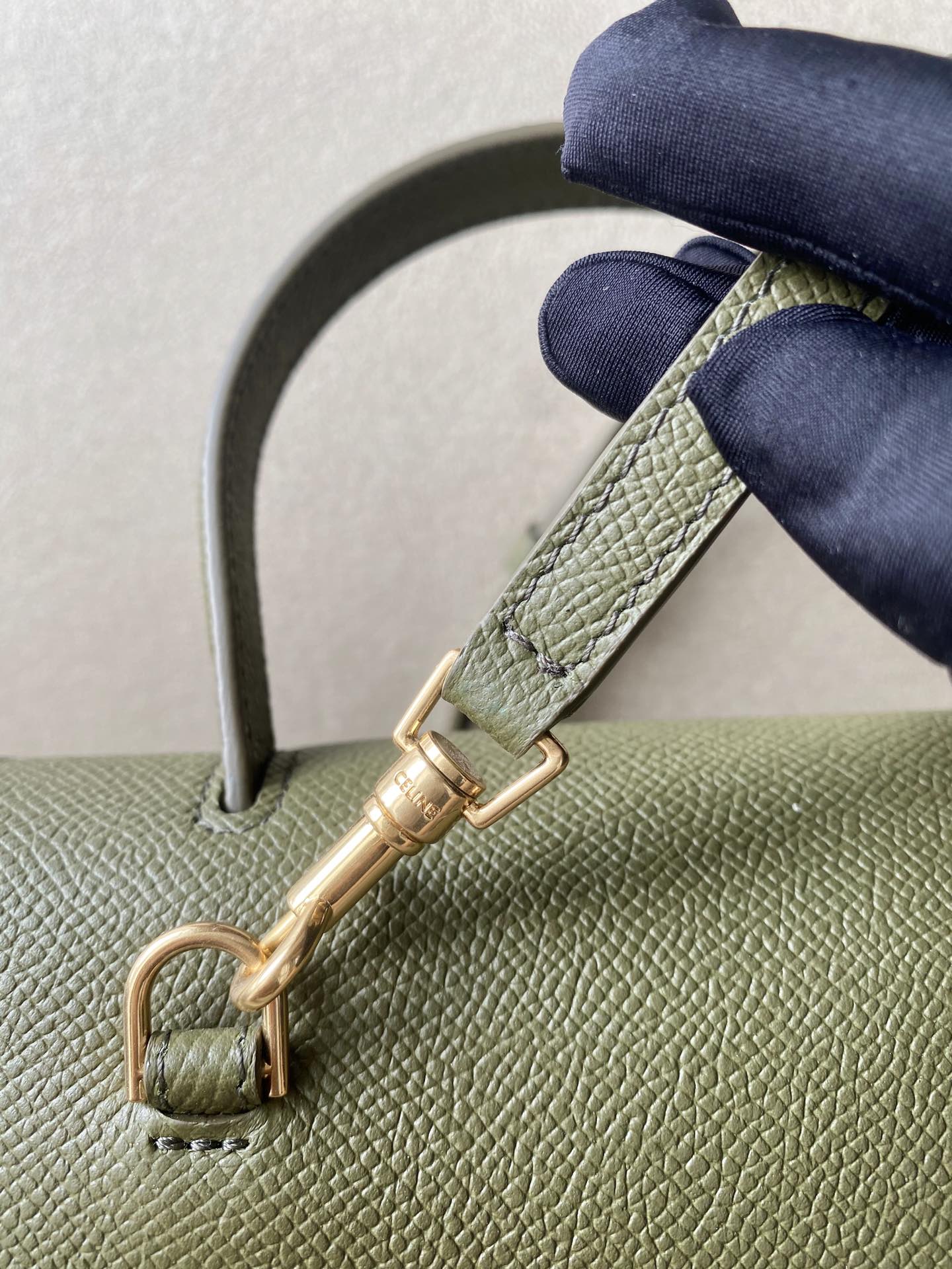 𝐂𝐞𝐥𝐢𝐧𝐞 Belt Bag Catfish Bag Small Grained Calfskin