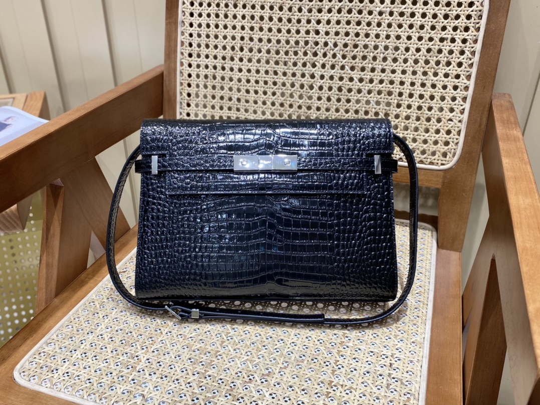 SAINT LAURENT 𝑴𝒂𝒏𝒉𝒂𝒕𝒕𝒂𝒏 〈Original leather version〉#579271