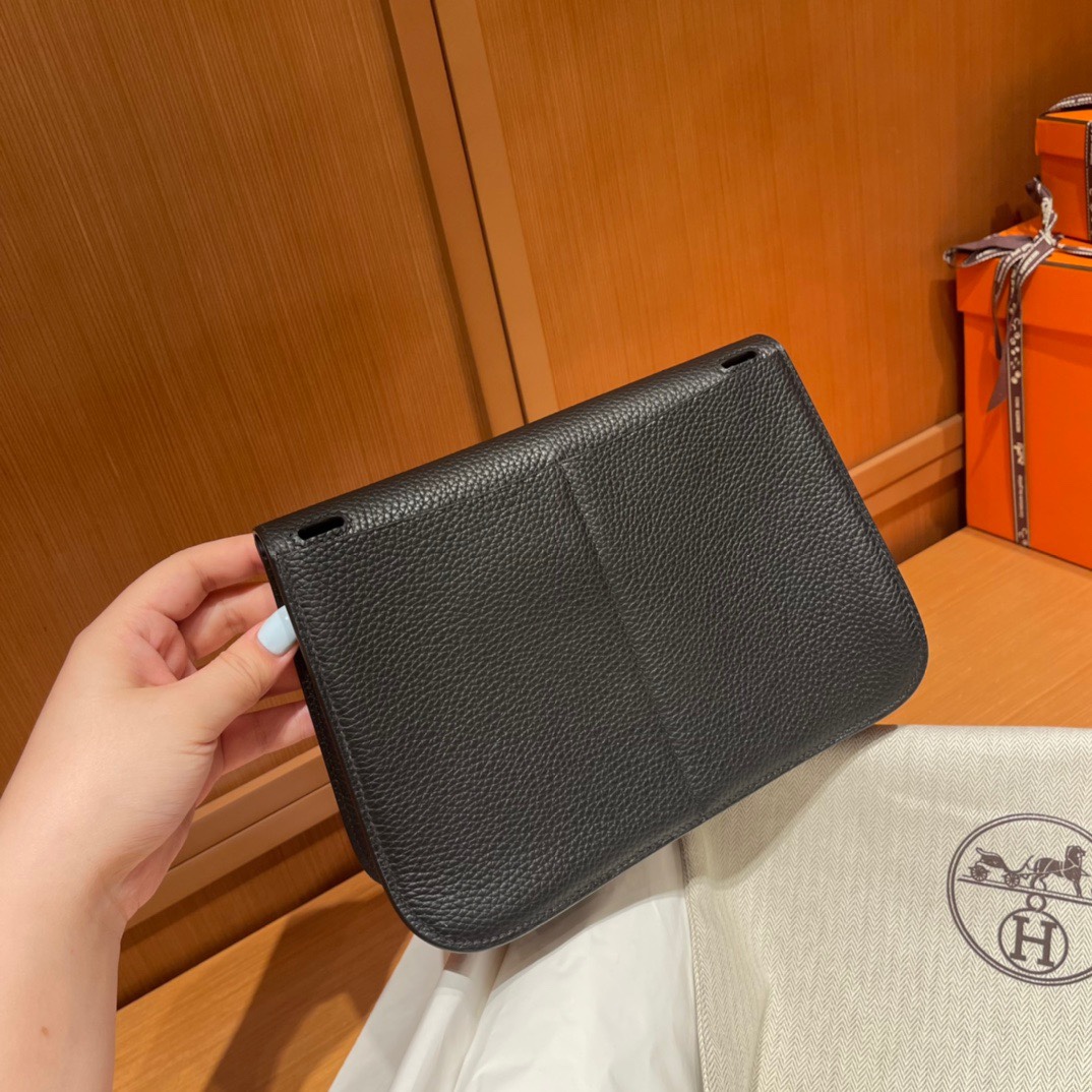 Halzan 25cm New tc Leather 89 Black Gold Buckle