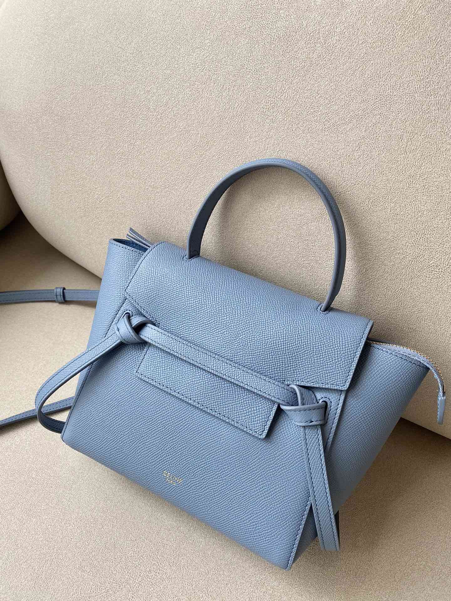 𝐂𝐞𝐥𝐢𝐧𝐞 Belt Bag Catfish Bag Small Grained Calfskin