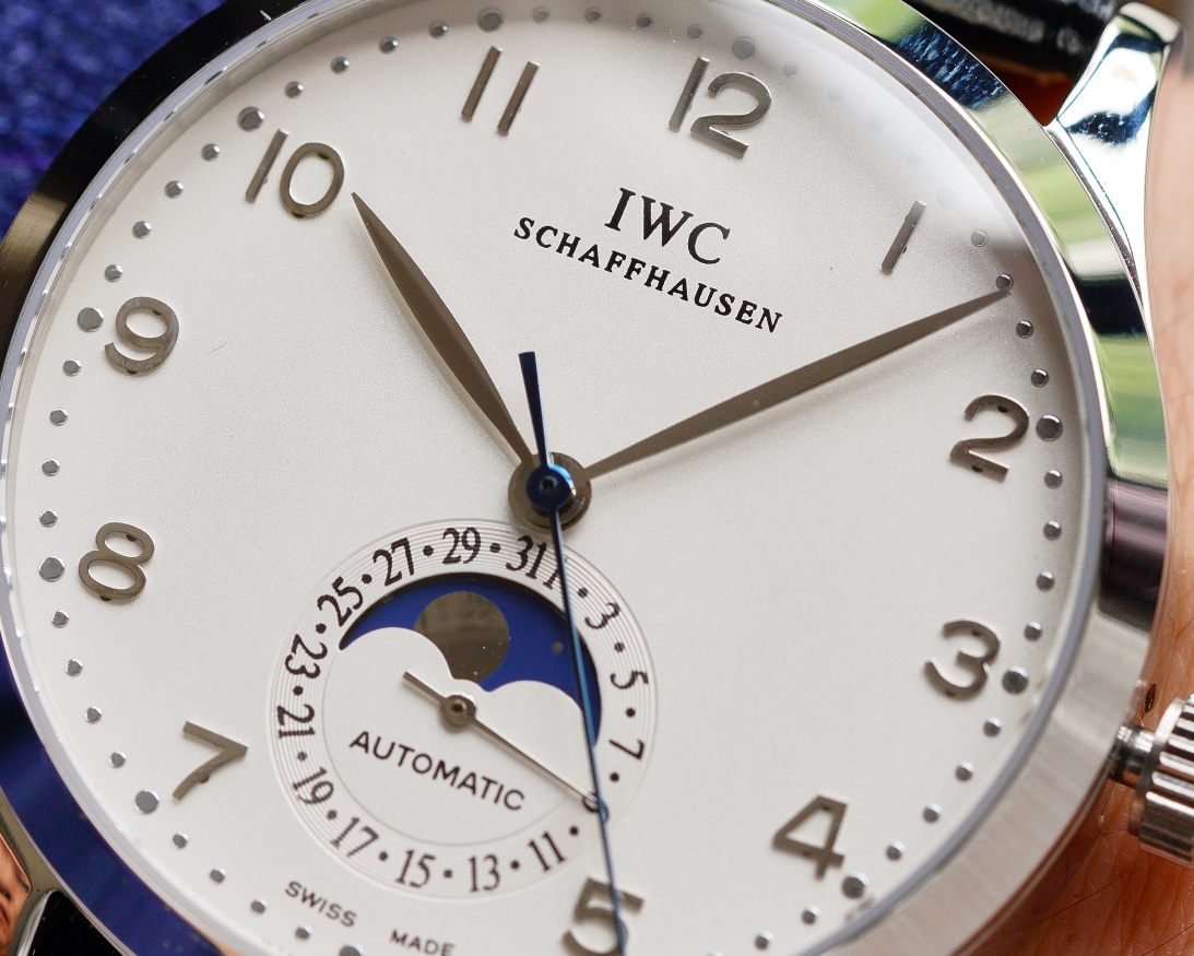 IWC- Moonphase Swiss ETA 2824-2 movement 316 stainless steel case