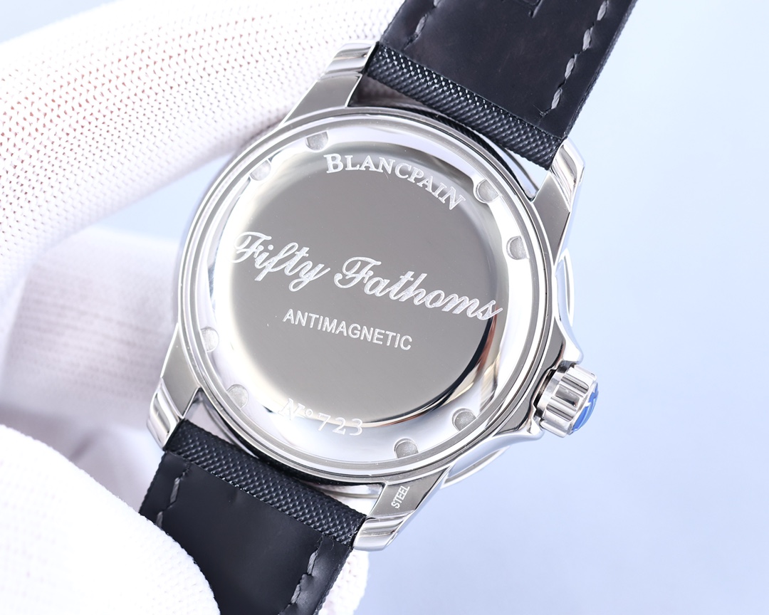 Blancpain-Tw Manufacture Blancpain Fifty Fathoms 16 stainless steel metal case with sapphire bezel mirror