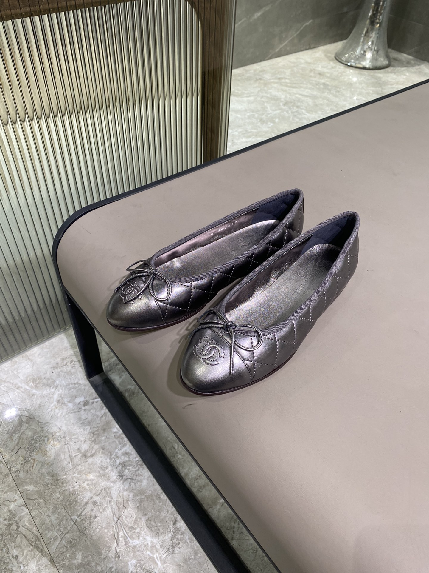 CHANEL ballet shoes Imported custom leather Italy imported leather outsole